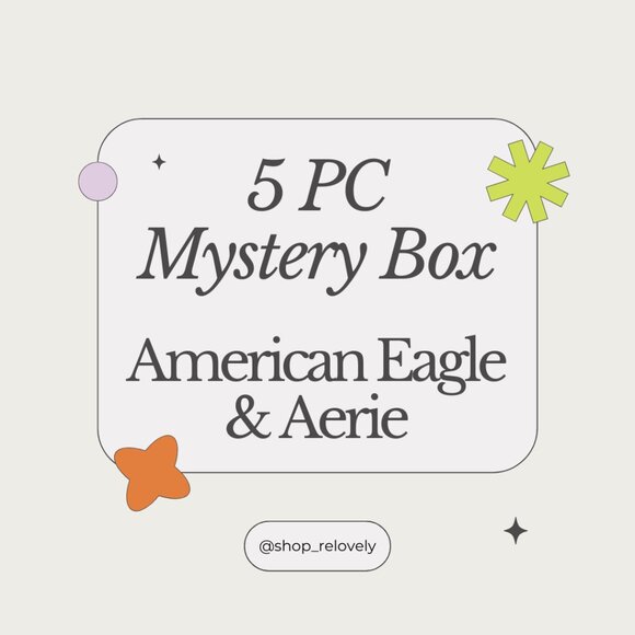 5-PIECE AMERICAN EAGLE/AERIE MYSTERY BOX - Picture 1 of 1